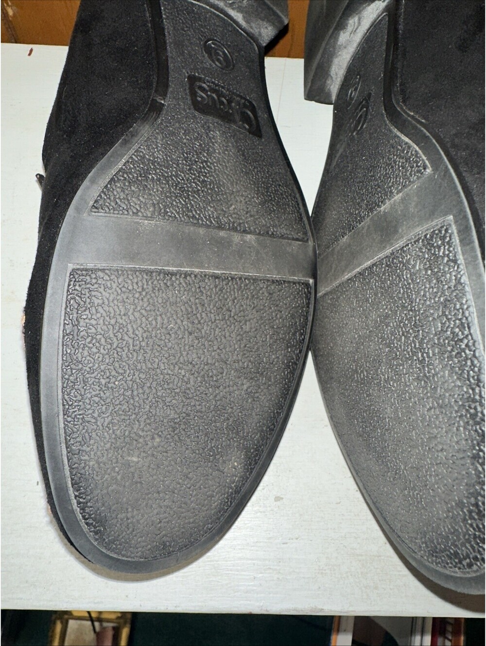 Circus By Sam Edelman Loafers women’s Black Sz 9 Suede Fleur Embroidered Shoes - Picture 6 of 8